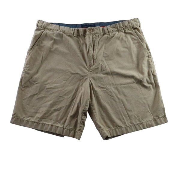 Tommy Hilfiger Other - Tommy Hilfiger Shorts Men's Chinos 100% Cotton Slash Pockets Buttons Brown 42
